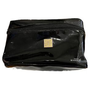Parfums Givenchy Make Up Bag Case w Zipper Black